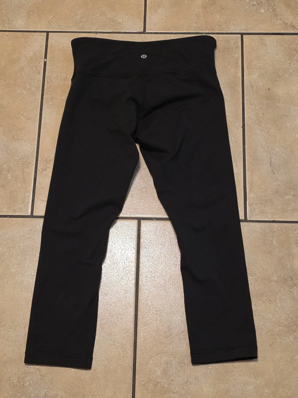 lululemon athletica Black Capri Leggings with High Waist